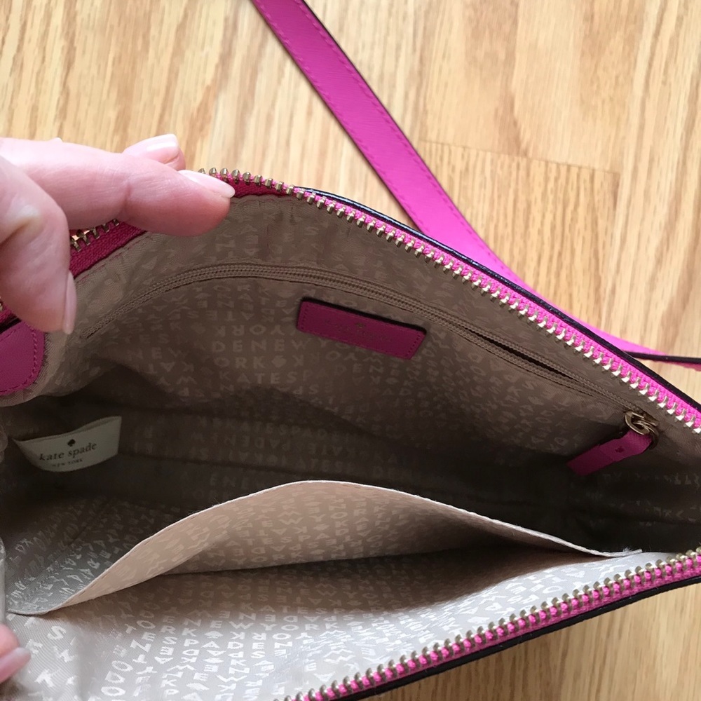 Kate Spade Bubblegum Pink Crossbody Handbag NWOT - Picture 6 of 7